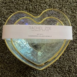 Rachel Zoe set of 2 heart bowls